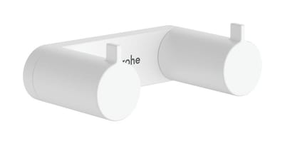 hansgrohe AddStoris S Robe Hook Rail 2-Piece - Matte White