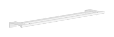 hansgrohe AddStoris S Double Towel Holder - 661mm, 38mm, 132mm, Matte White