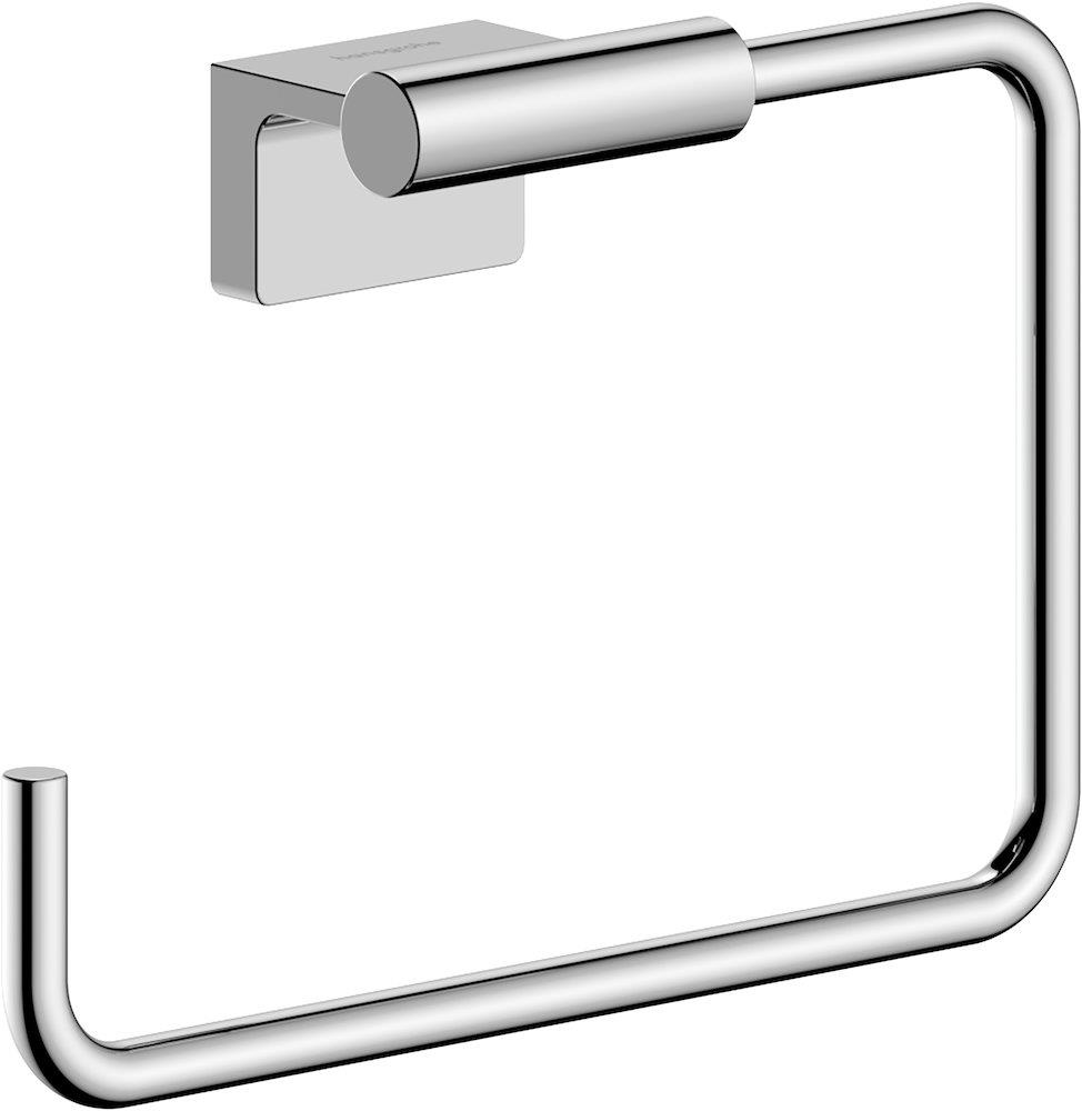 hansgrohe AddStoris S Towel Ring - Single, 189mm, 133mm, 52mm, Chrome-plated