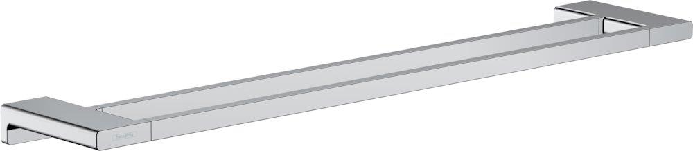 hansgrohe AddStoris Towel Holder - Double, 648mm, 124mm, Chrome-Plated, Metal, Polished