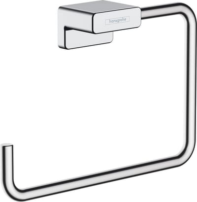 hansgrohe AddStoris Towel ring - Single, 189mm, 40mm, Chrome-plated, Metal, Polished