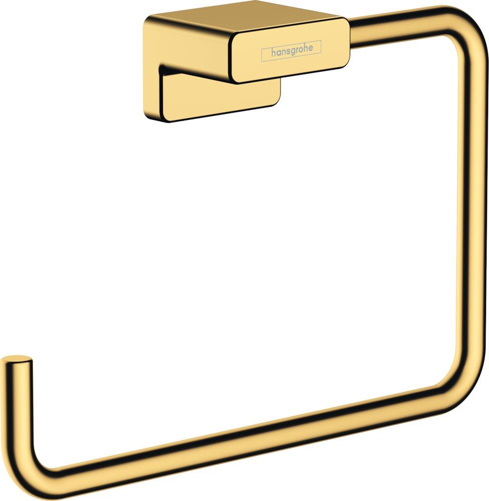 hansgrohe AddStoris Towel ring gold-optic - Single, 189mm, 40mm, Gold, Metal, Polished