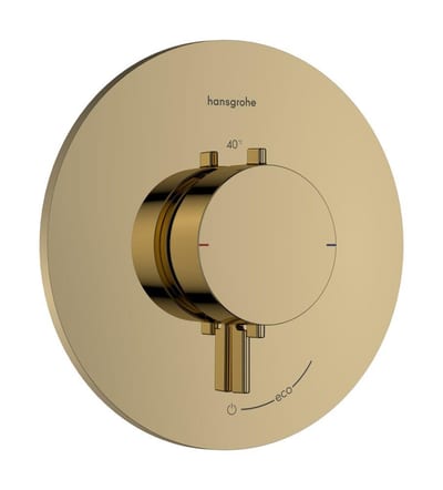 hansgrohe Eccostat Comfort S Built-in faucet - Yes, Hansgrohe iBox universal 2, No, 1 handles, Gold, 155mm