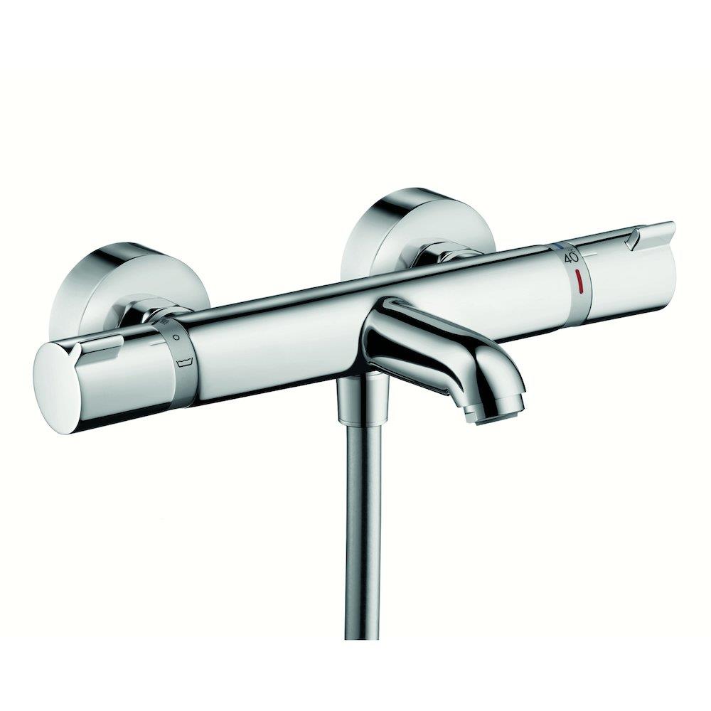 hansgrohe Ecostat Comfort Bath/Shower Thermostat - Chrome-plated, 2-handle, Spout Included