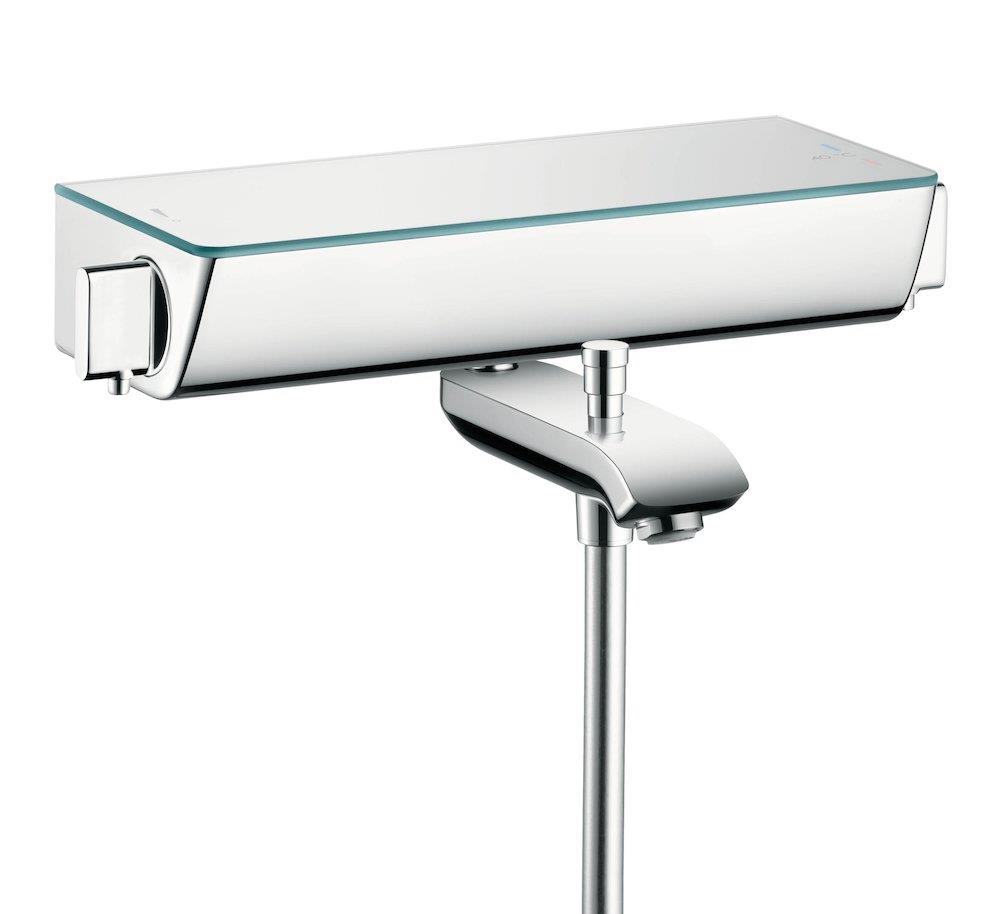 hansgrohe Ecostat Select Bath and Shower Thermostat - chrome-plated, 2-handle, included