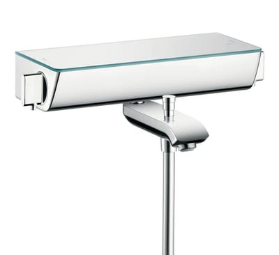 hansgrohe Ecostat Select Bath and Shower Thermostat - chrome-plated, 2-handle, included