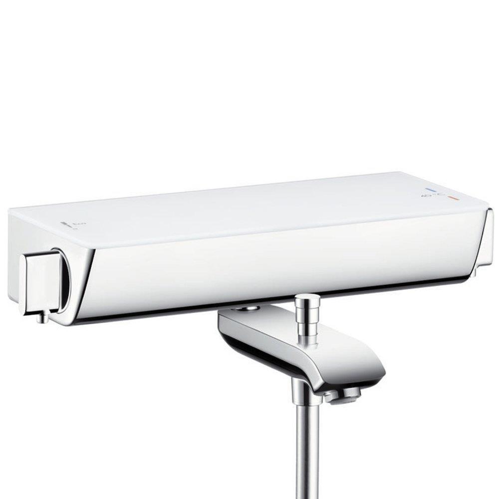 hansgrohe Ecostat Select Bath and Shower Thermostat - chrome-plated, 2-handle, spout included