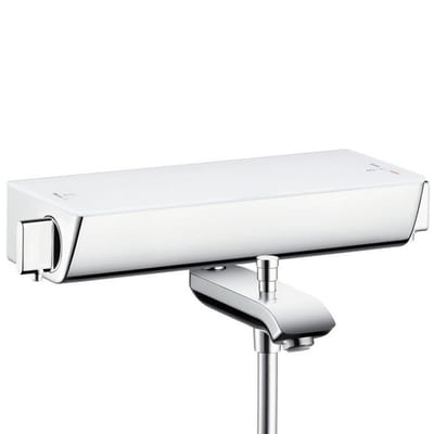 hansgrohe Ecostat Select Bath and Shower Thermostat - chrome-plated, 2-handle, spout included