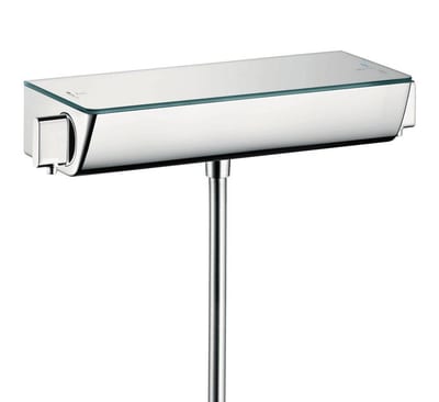 hansgrohe Ecostat Select Thermostatic Faucet - 2-handle, chrome-plated, downward outlet, 1/2" 3507118