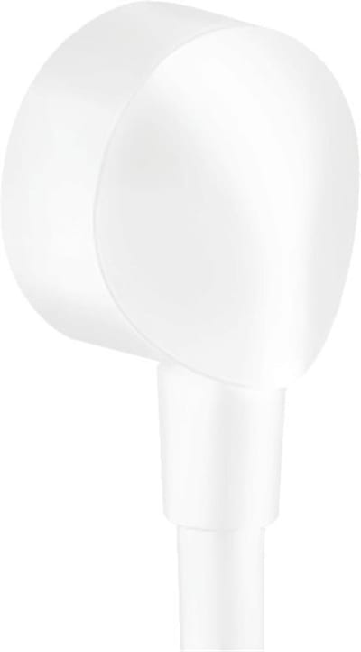 hansgrohe FixFit Wall Connection Bend, Matte White