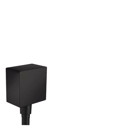 hansgrohe FixFit Sqare Wall Connection Elbow Matte Black