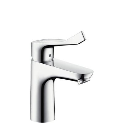 hansgrohe Focus Washbasin faucet 100 - 1 handles, 119mm, Chrome-plated, Polished, Medium, without pop-up waste, Yes 1234913