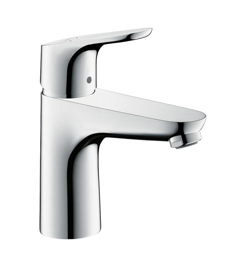 hansgrohe Focus Washbasin faucet 100 - 1 handles, 119mm, Chrome-plated, Polished, Medium, without pop-up waste, Yes 957191