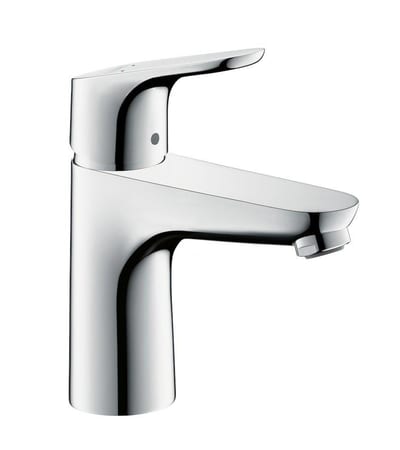 hansgrohe Focus Washbasin faucet 100 - 1 handles, 119mm, Chrome-plated, Polished, Medium, without pop-up waste, Yes 957191