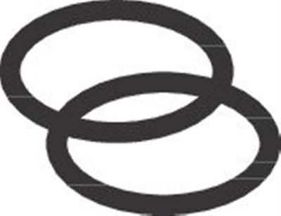 hansgrohe O-ring - Svingtud