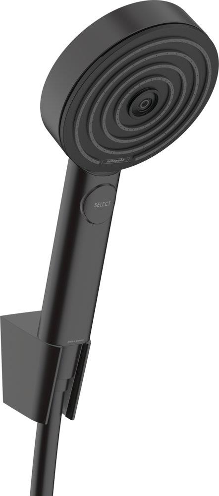 hansgrohe Pulsify Select Hand Shower Set, matte black - 3 spray modes