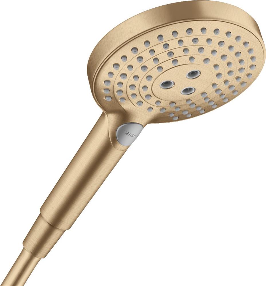 Hansgrohe Raindance Select S Hand Shower - Polished Bronze, 3 Spray Modes