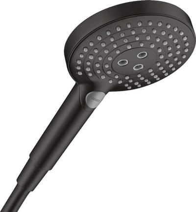 hansgrohe Raindance Select S Hand Shower - Matte Black Polished, 3 Spray Modes