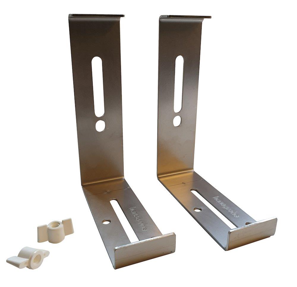 hansgrohe Raindrain Flex Wall Bracket w/o Box horizontal/vertical