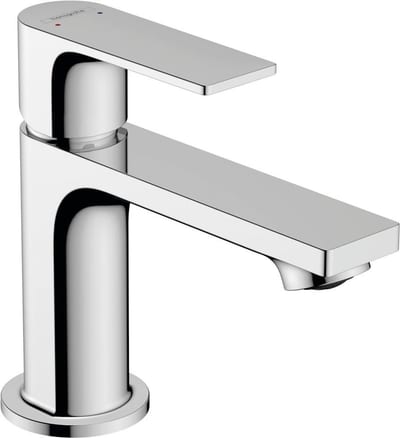 hansgrohe Rebris E Washbasin faucet 80 - 1 handles, 121mm, Chrome-plated, Polished, Low, without pop-up waste, Yes 10330504
