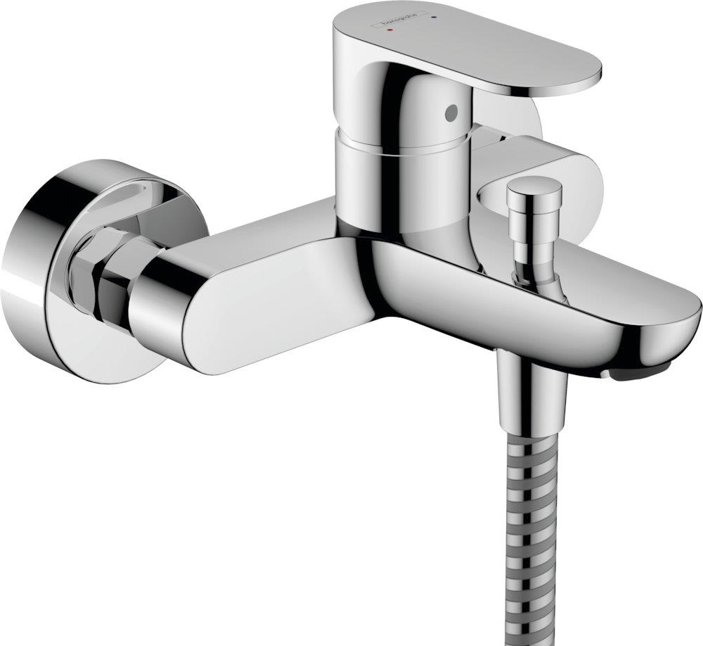 hansgrohe Rebris S Bath and Shower Faucet - chrome-plated, 1 handle, spout included, no
