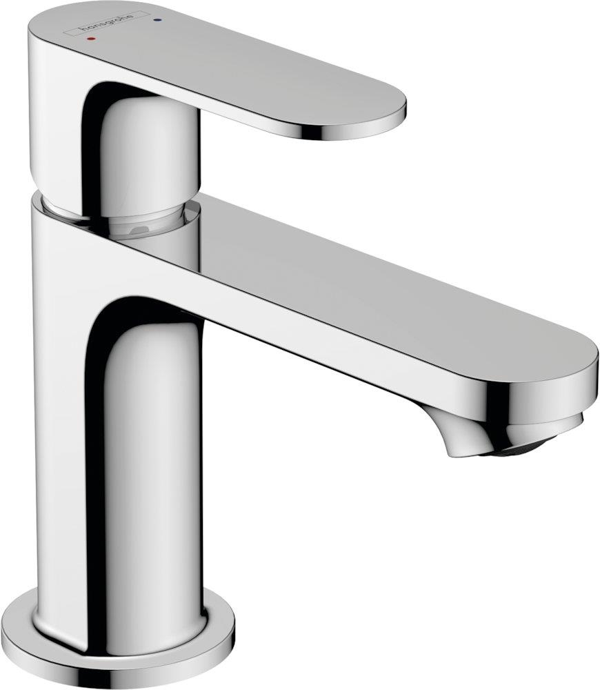 hansgrohe Rebris S Washbasin faucet 80 - 1 handles, 121mm, Chrome-plated, Polished, Low, without pop-up waste, Yes 10330498