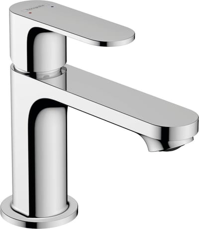 hansgrohe Rebris S Washbasin faucet 80 - 1 handles, 121mm, Chrome-plated, Polished, Low, without pop-up waste, Yes 10330498