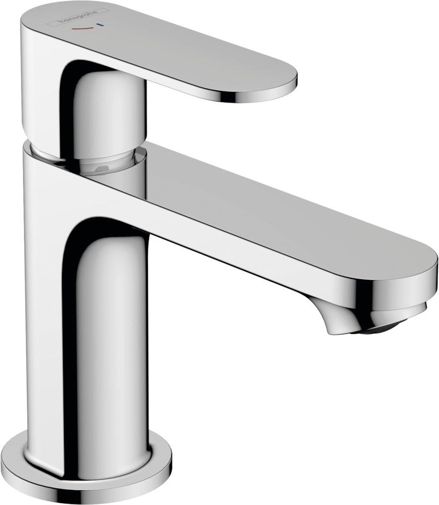 hansgrohe Rebris S Washbasin faucet 80 - 1 handles, 121mm, Chrome-plated, Polished, Low, without pop-up waste, Yes 10330499