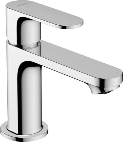 hansgrohe Rebris S Washbasin faucet 80 - 1 handles, 121mm, Chrome-plated, Polished, Low, without pop-up waste, Yes 10330499