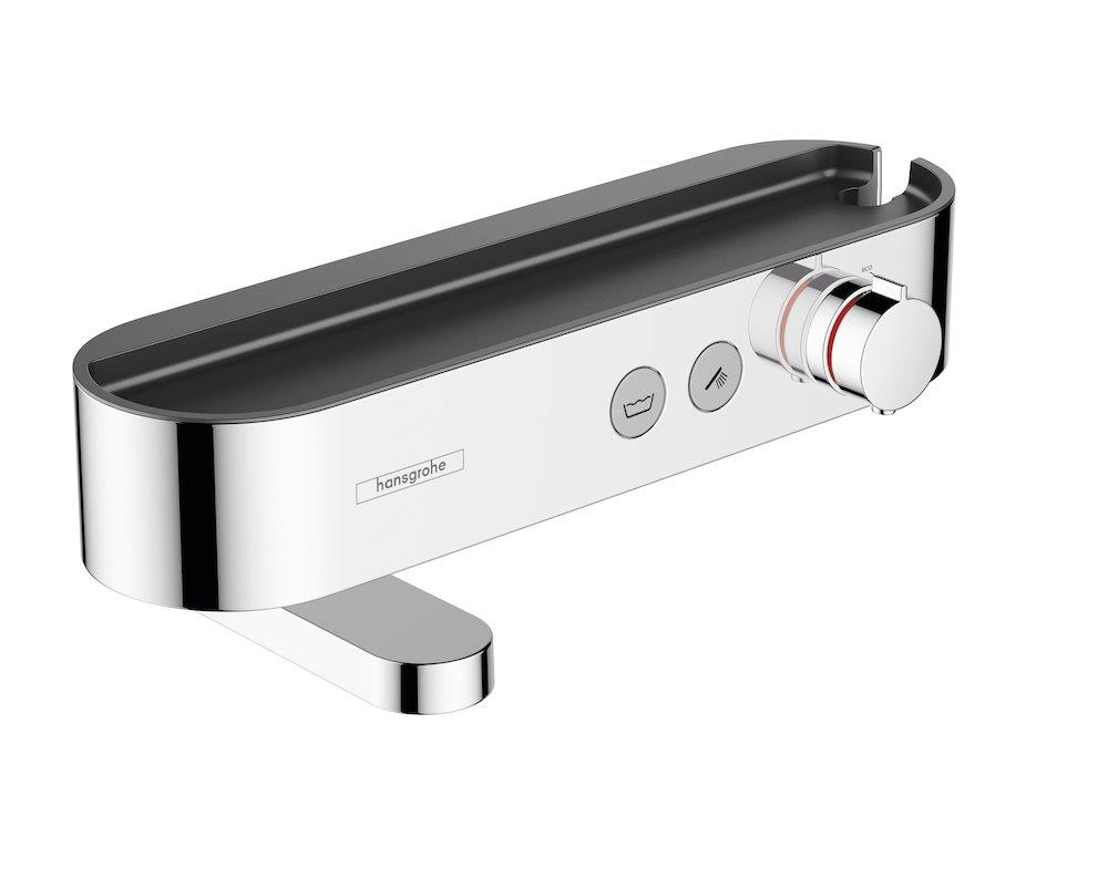 hansgrohe ShowerTablet Select Bath/Shower Thermostat 400 - Chrome, 1 handle, included