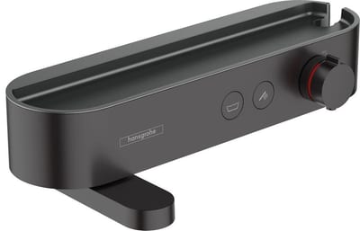 hansgrohe ShowerTablet Select 400 Bath and Shower Thermostat, matte black, single lever