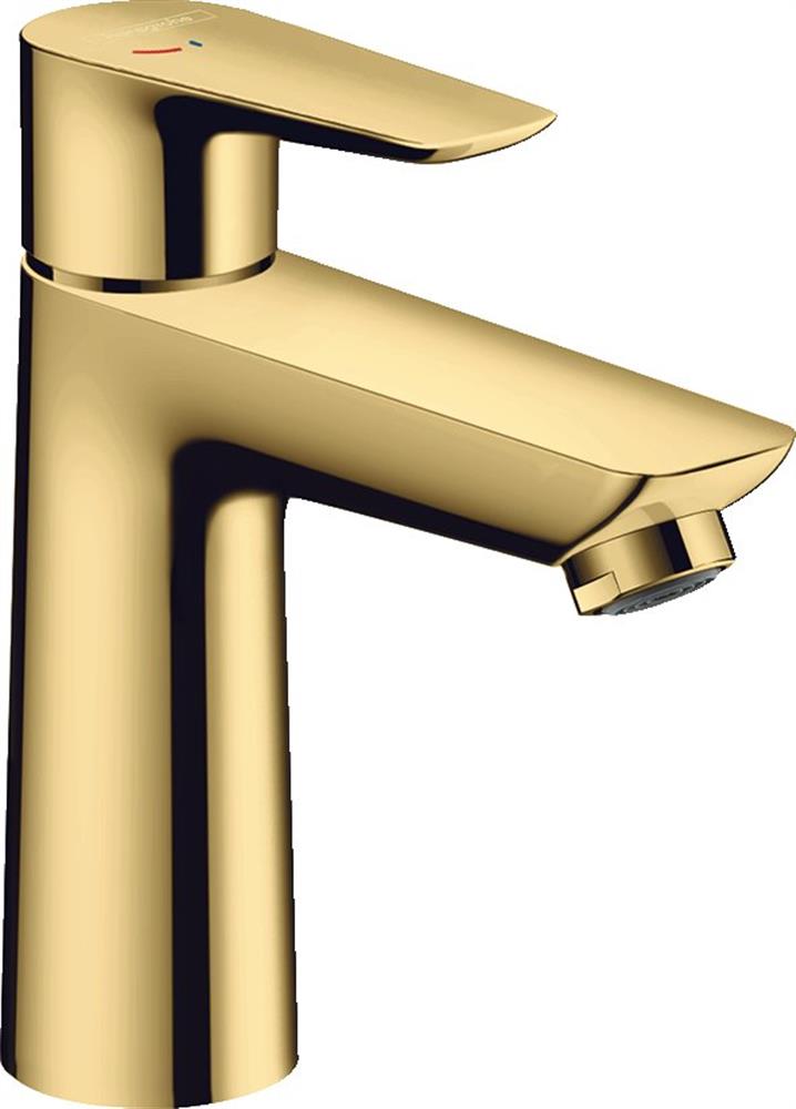 hansgrohe Talis E Washbasin faucet 110 - 1 handles, 112mm, Gold, Polished, Medium, without pop-up waste, Yes 10212757