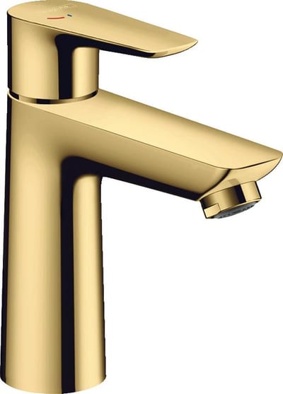 hansgrohe Talis E Washbasin faucet 110 - 1 handles, 112mm, Gold, Polished, Medium, without pop-up waste, Yes 10212757