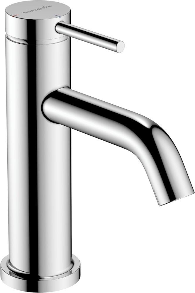 hansgrohe Tecturis S Washbasin faucet 80 - 1 handles, 108mm, Chrome-plated, Polished, Low, without pop-up waste, Yes