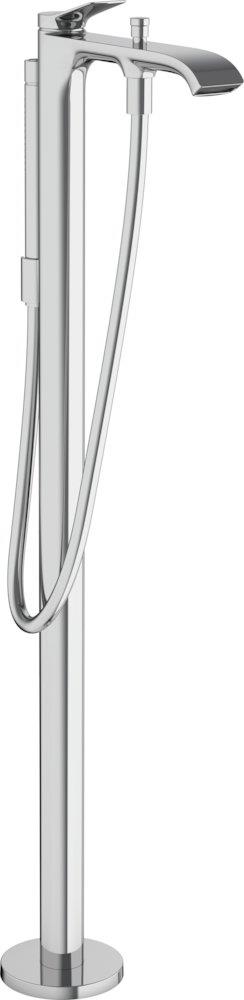 hansgrohe Vivenis Bath Column - 1-handle, chrome-plated, spout included, downward pipe exit