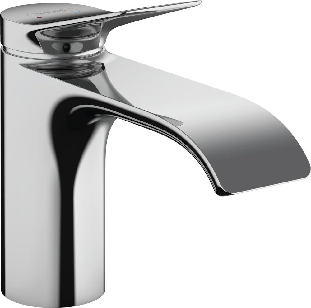 hansgrohe Vivenis Washbasin faucet 80 - 1 handles, 133mm, Chrome-plated, Polished, Low, without pop-up waste, Yes