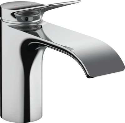 hansgrohe Vivenis Washbasin faucet 80 - 1 handles, 133mm, Chrome-plated, Polished, Low, without pop-up waste, Yes