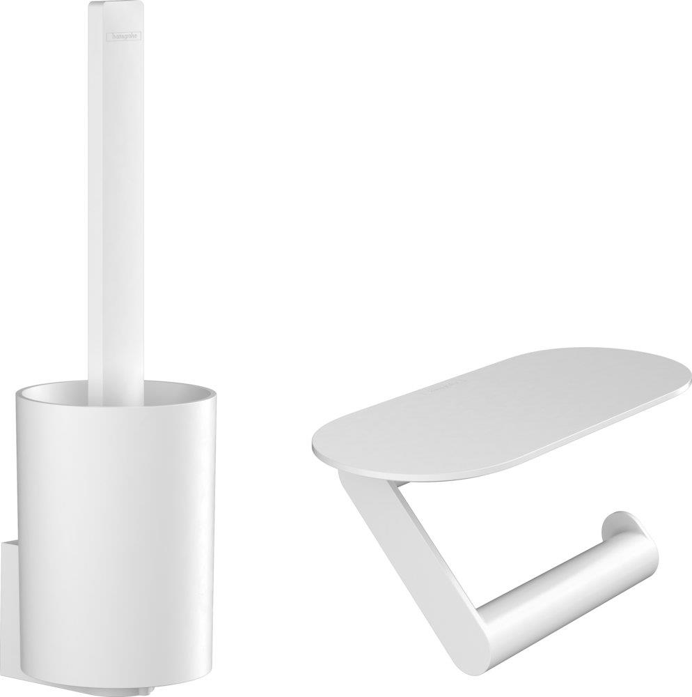 hansgrohe WallStoris Bathroom Accessory Set — Matte White (27969700)