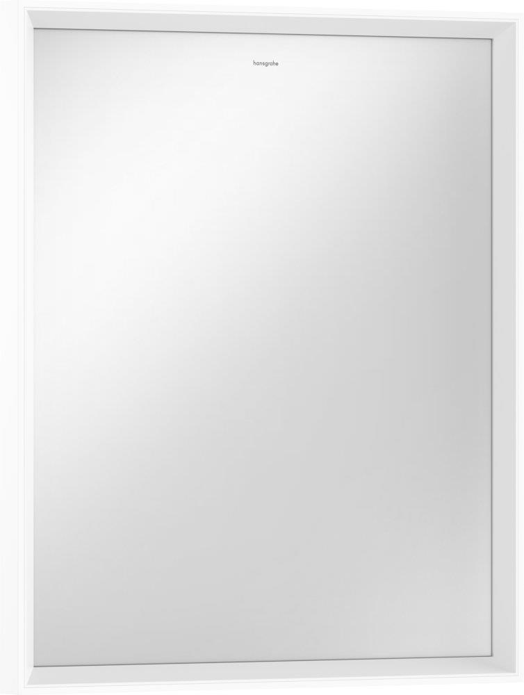 hansgrohe Xarita E Mirror - 700x600x50 mm, matte white, square, framed light