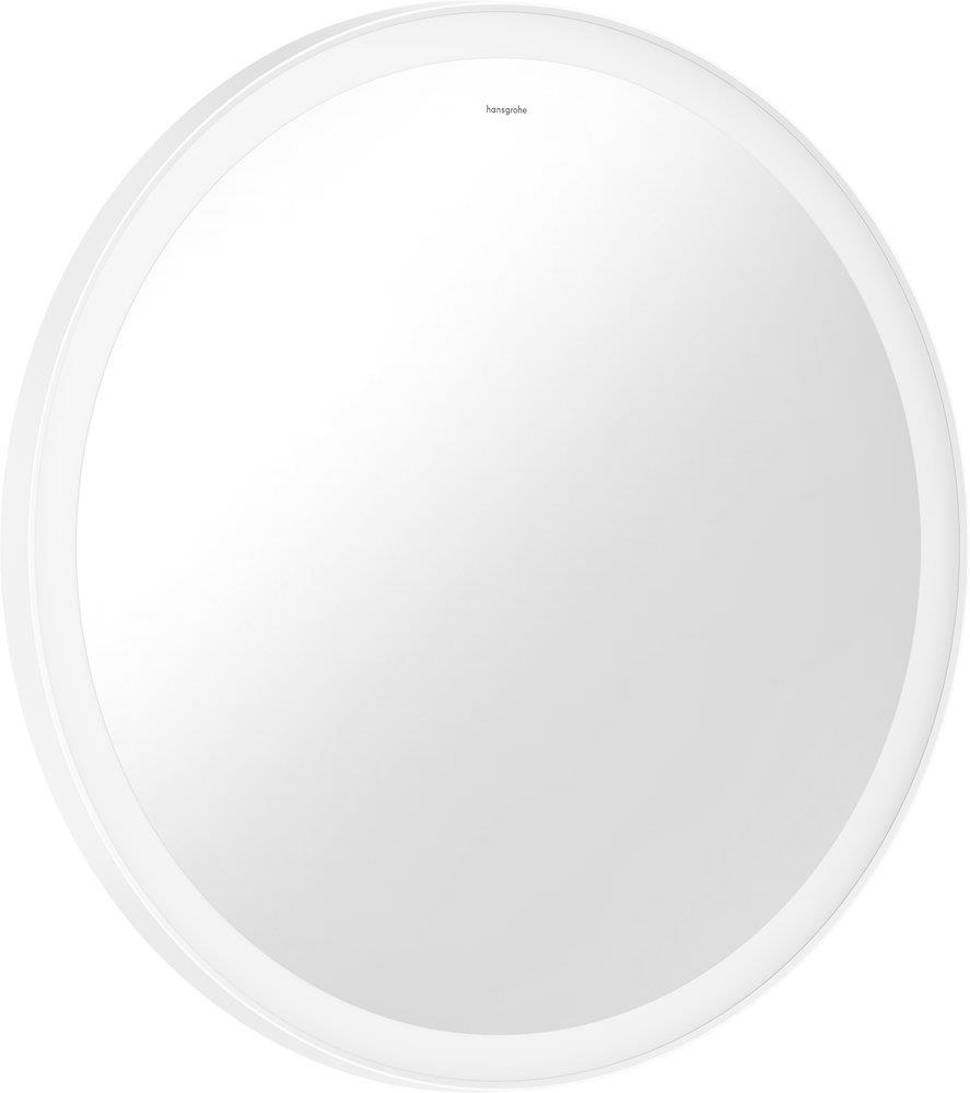 hansgrohe Xarita Lite S Round Mirror with LED Light 700 mm Matte White