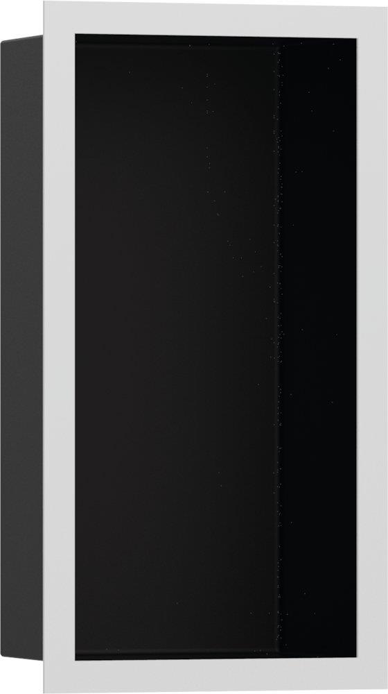 hansgrohe XtraStoris Individual Recessed Wall Niche, Matte White - 150 x 100 mm