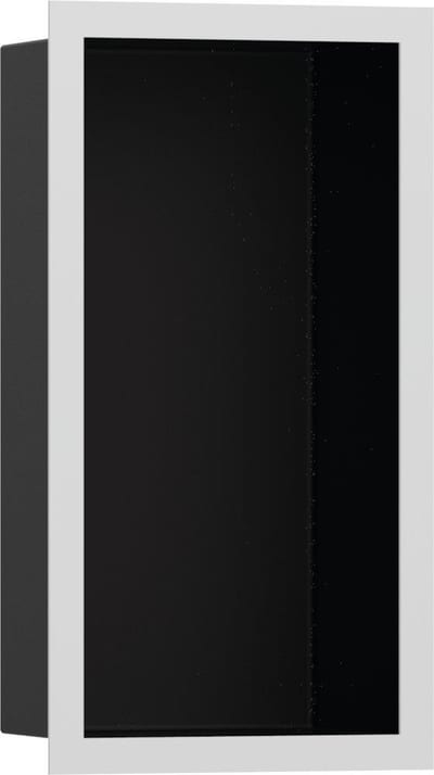 hansgrohe XtraStoris Individual Recessed Wall Niche, Matte White - 150 x 100 mm