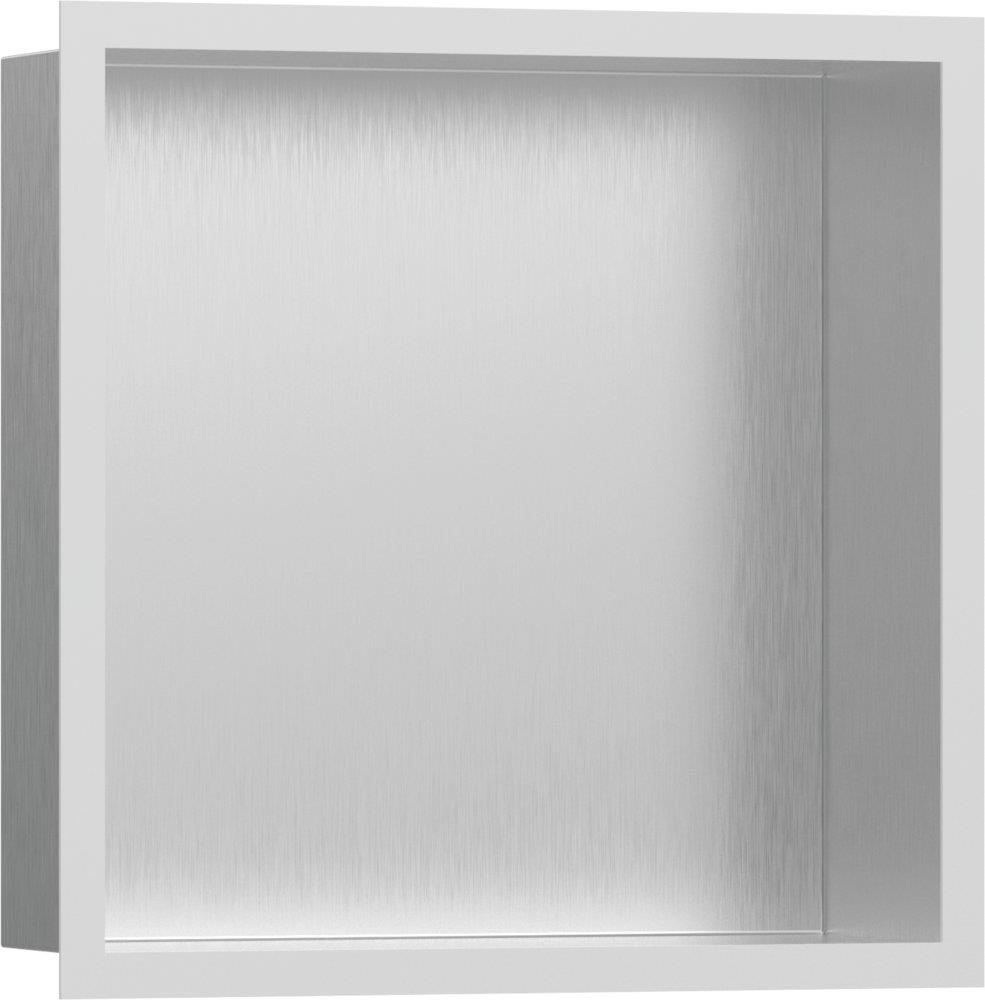 hansgrohe XtraStoris Individual Wall Niche - Recessed, 300mm, 100mm, Matte White