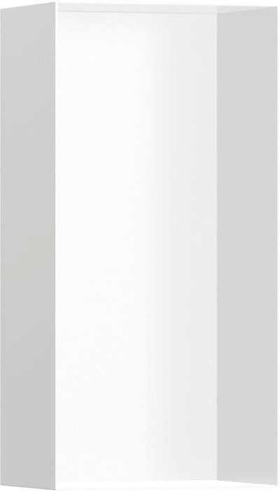 hansgrohe XtraStoris Minimalistic Recessed Wall Niche, matte white, 150 x 300 x 100 mm