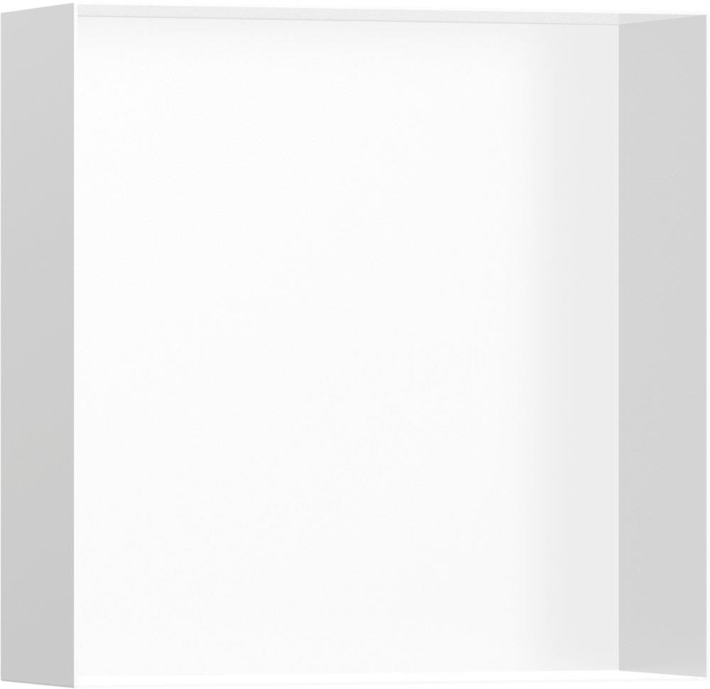 hansgrohe XtraStoris Minimalistic Recessed Wall Niche 300x100mm Matte White