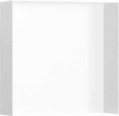 hansgrohe XtraStoris Minimalistic Recessed Wall Niche 300x100mm Matte White