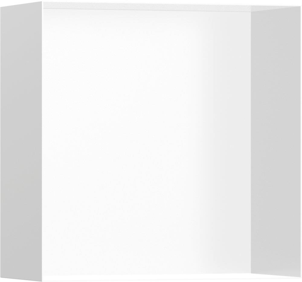 hansgrohe XtraStoris Minimalistic Recessed Wall Niche 300x140 mm Matt White