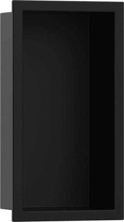 hansgrohe XtraStoris Original Recessed Wall Niche - 150 x 100 mm, Matte Black