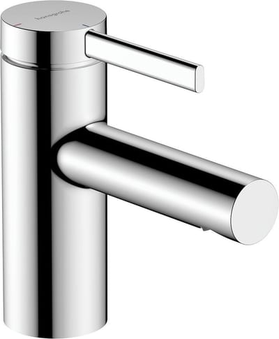 hansgrohe Zesis S Washbasin faucet - 1 handles, 105mm, Chrome-plated, Polished, Low, without pop-up waste