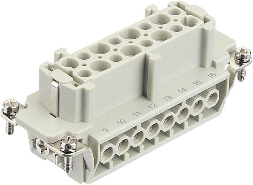 Harting 16E-POS-F Multi-plug insert - 16P, 16B, Female